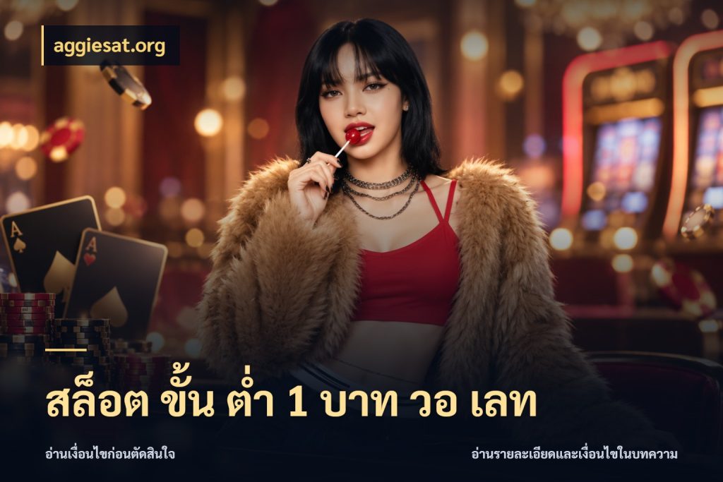 สล็อต ขั้น ต่ํา 1 บาท วอ เลท มุมสนุกของคนที่กำหนดขอบเขตตัวเอง กับ aggiesat.org