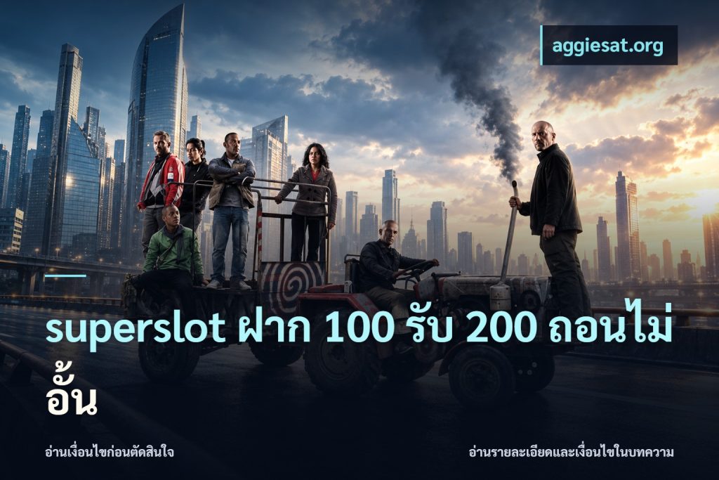 superslot ฝาก 100 รับ 200 ถอนไม่อั้น