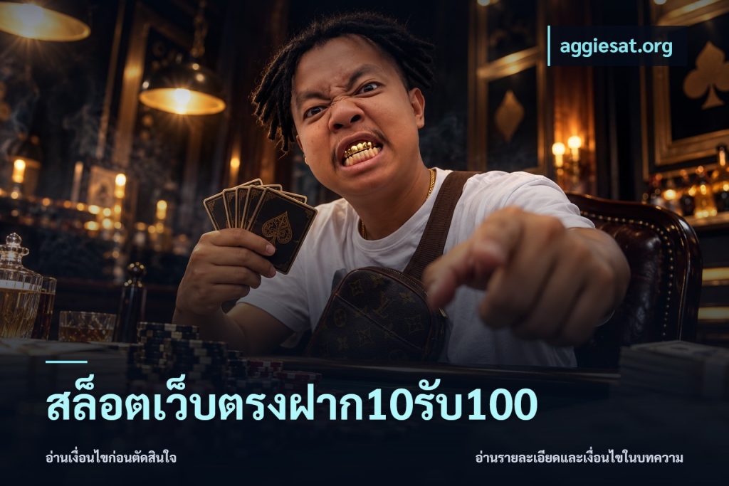 สล็อตเว็บตรงฝาก10รับ100