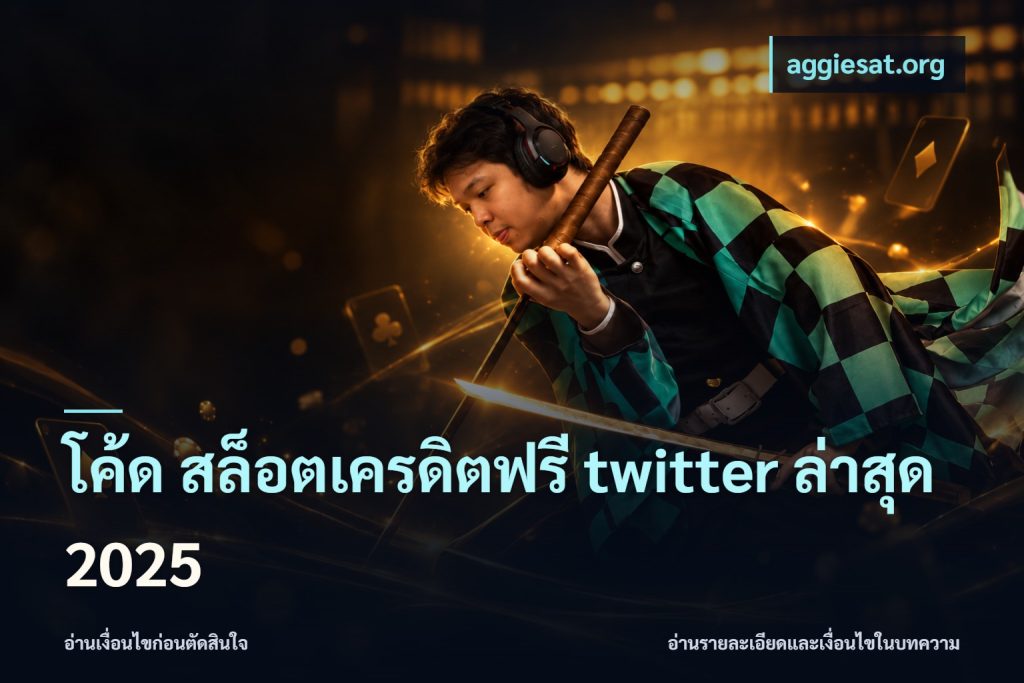 โค้ด สล็อตเครดิตฟรี twitter ล่าสุด 2025