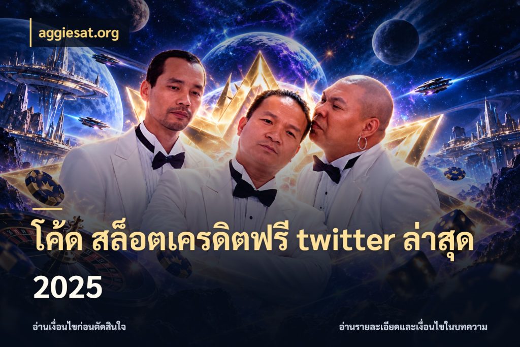 โค้ด สล็อตเครดิตฟรี twitter ล่าสุด 2025 เครดิตฟรีกับจังหวะลุ้นที่คุณเลือก ในมุม aggiesat.org