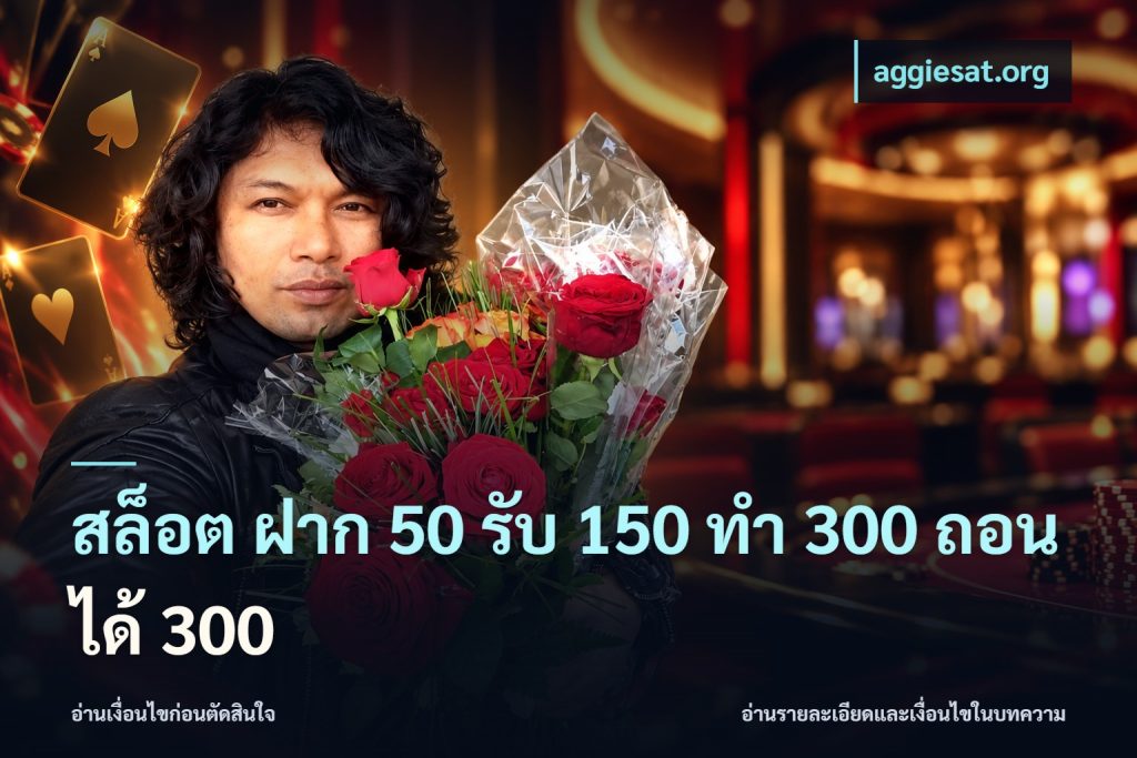 สล็อต ฝาก 50 รับ 150 ทํา 300 ถอนได้ 300