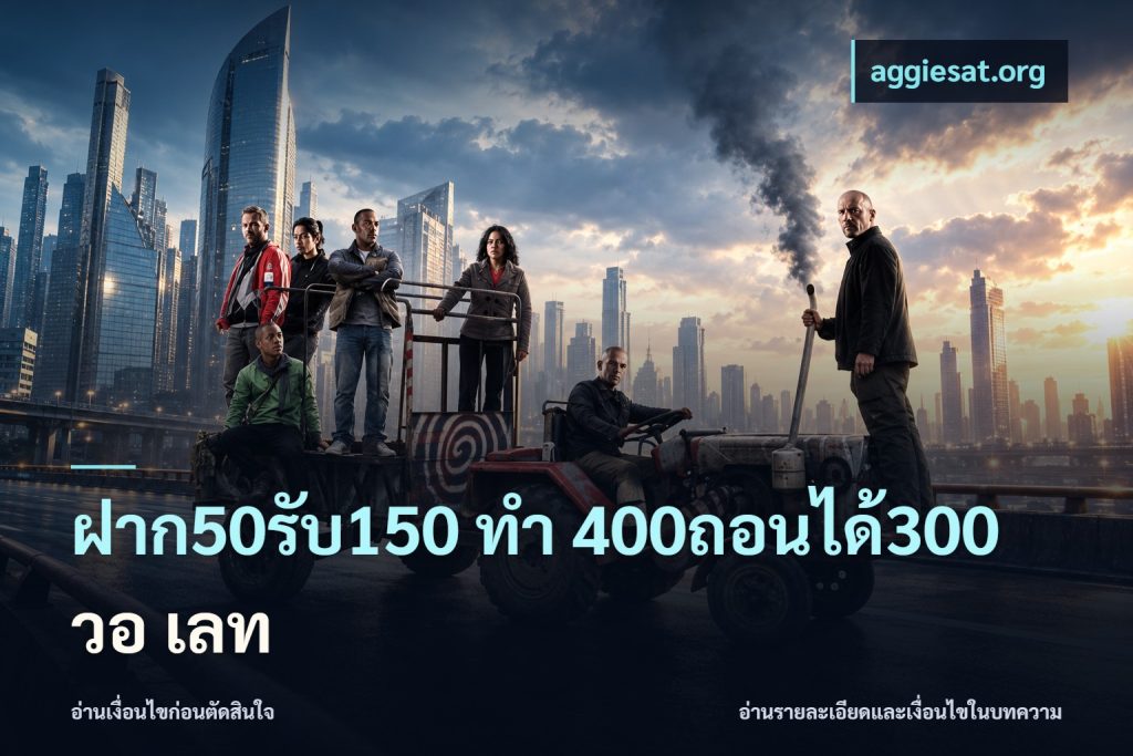 ฝาก50รับ150 ทํา 400ถอนได้300 วอ เลท