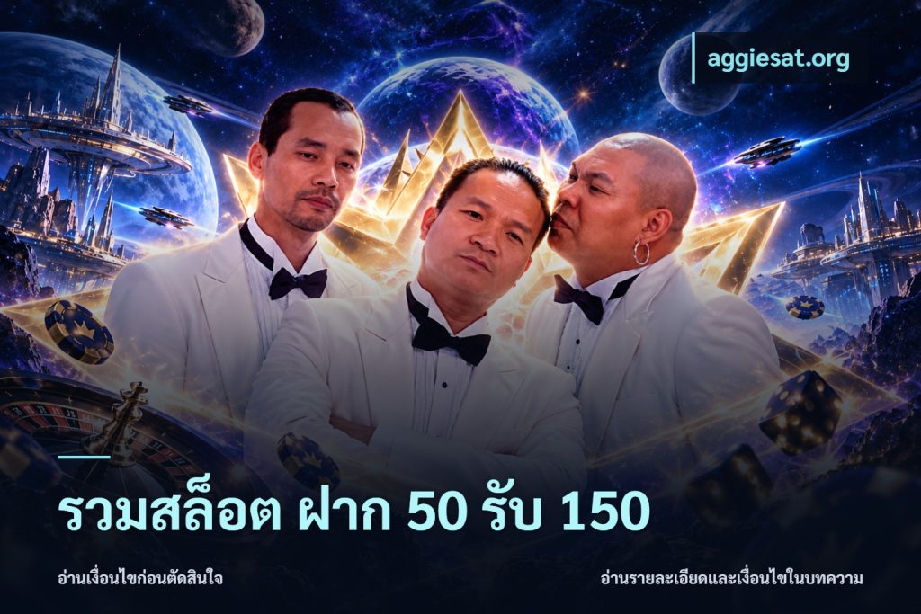 รวมสล็อต ฝาก 50 รับ 150