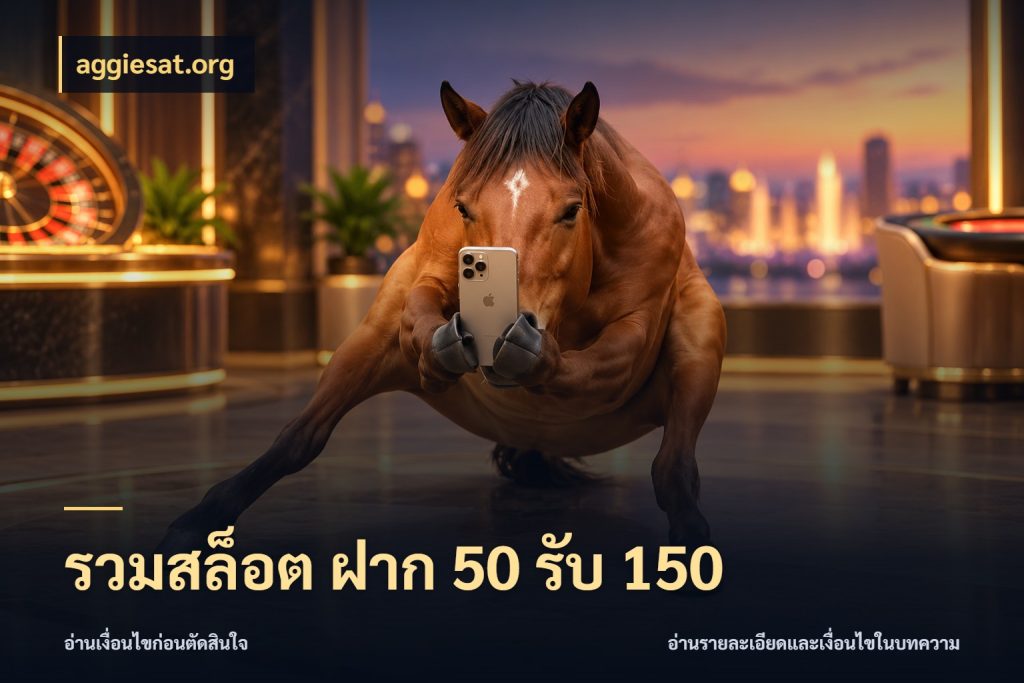 รวมสล็อต ฝาก 50 รับ 150 aggiesat.org โปรกับเกมที่ชอบเลือกให้ตรงสไตล์