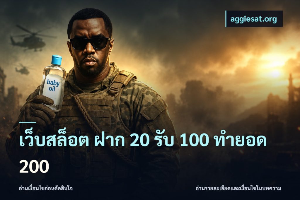 เว็บสล็อต ฝาก 20 รับ 100 ทำยอด 200