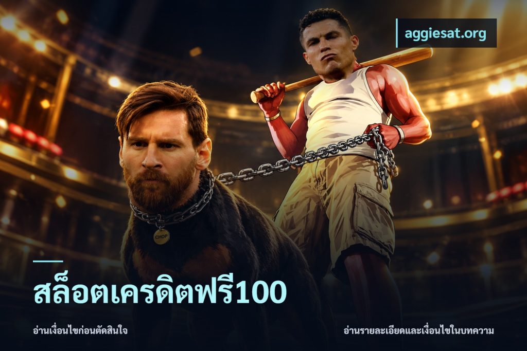 สล็อตเครดิตฟรี100