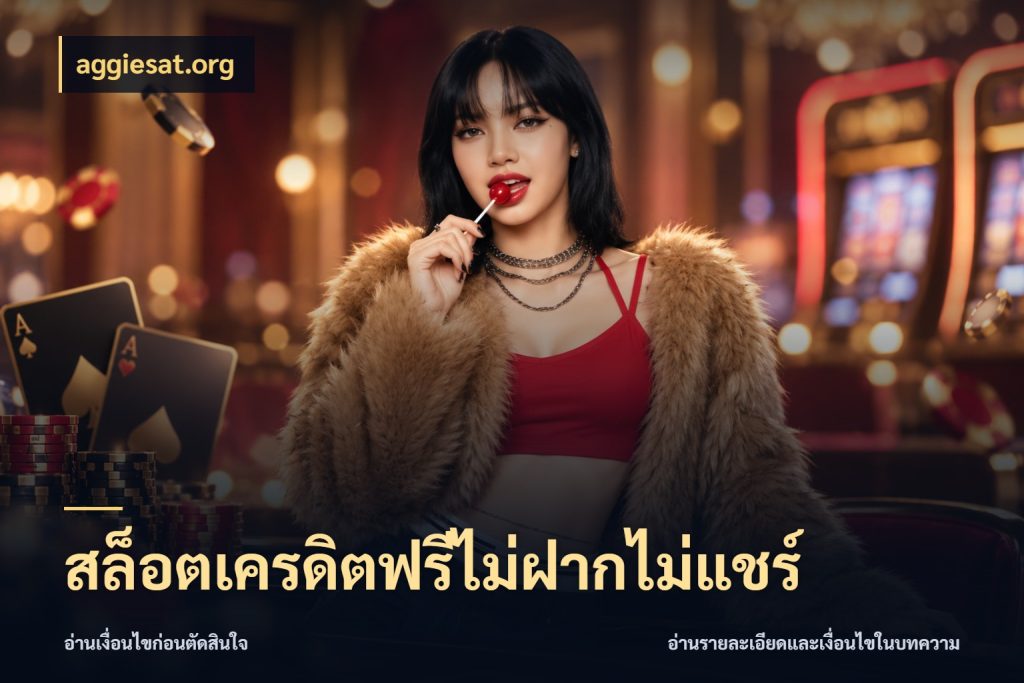 สล็อตเครดิตฟรีไม่ฝากไม่แชร์ รู้จักยอดและขอบเขตของเครดิตฟรี ในมุม aggiesat.org