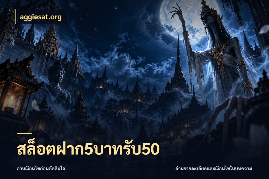 สล็อตฝาก5บาทรับ50 เปิดมุมโปรให้เข้ากับเกมแนวโปรด สไตล์ aggiesat.org