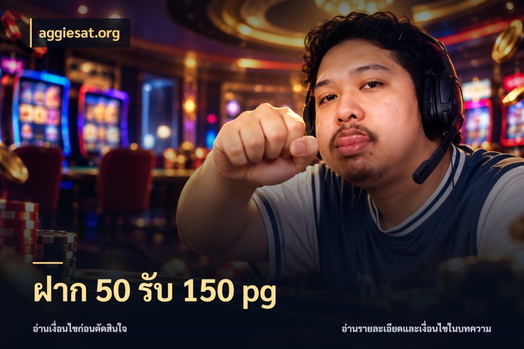 ฝาก 50 รับ 150 pg รูปแบบโบนัสกับสิทธิ์ของสายเกม กับ aggiesat.org