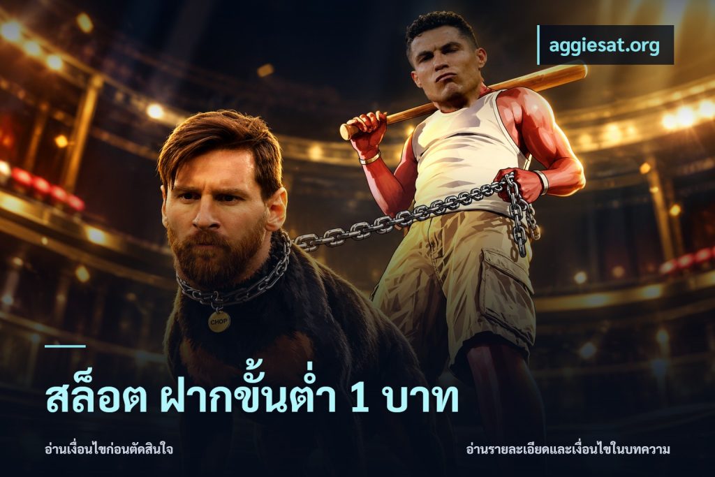 สล็อต ฝากขั้นต่ำ 1 บาท