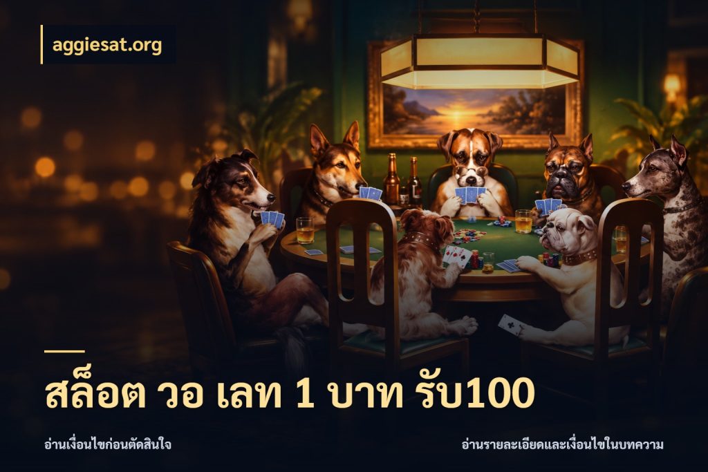 สล็อต วอ เลท 1 บาท รับ100 จุดเด่นของเครดิตที่คนชอบเกมอยากรู้ ในมุม aggiesat.org