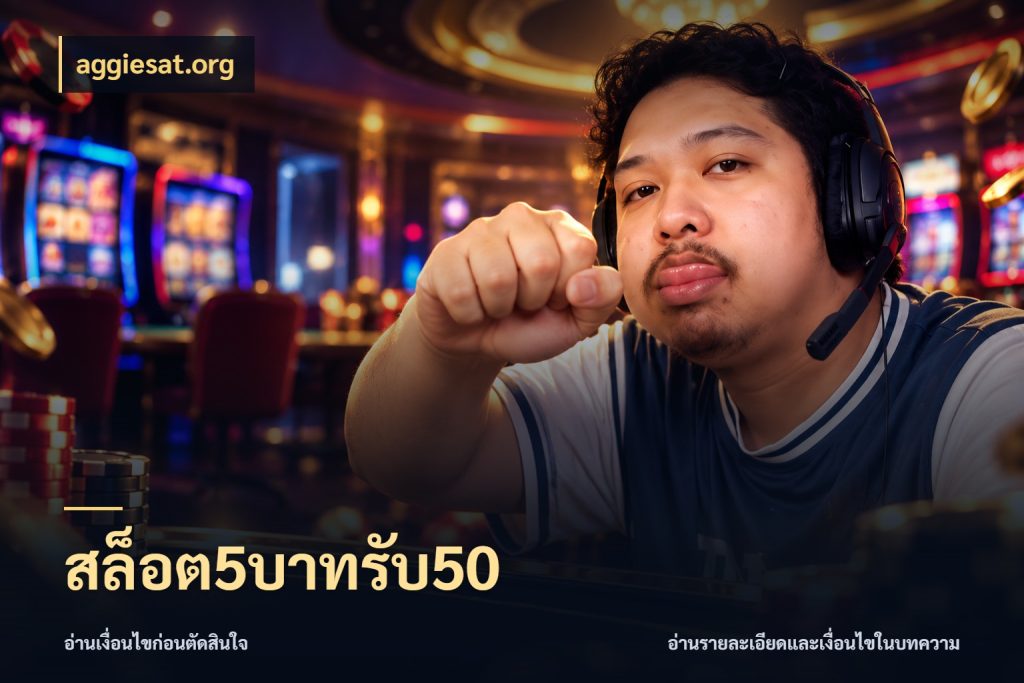 สล็อต5บาทรับ50 สนุกกับตัวเลือกโปรในสไตล์ของคุณ ในมุม aggiesat.org