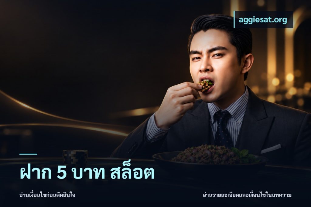 ฝาก 5 บาท สล็อต