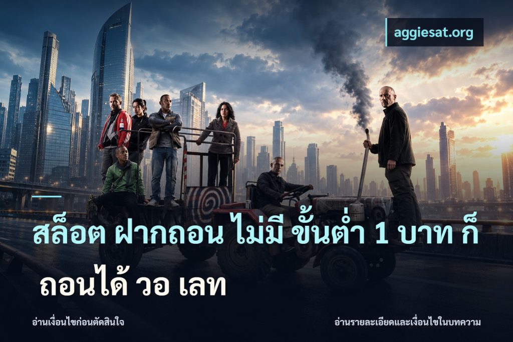 สล็อต ฝากถอน ไม่มี ขั้นต่ำ 1 บาท ก็ ถอนได้ วอ เลท