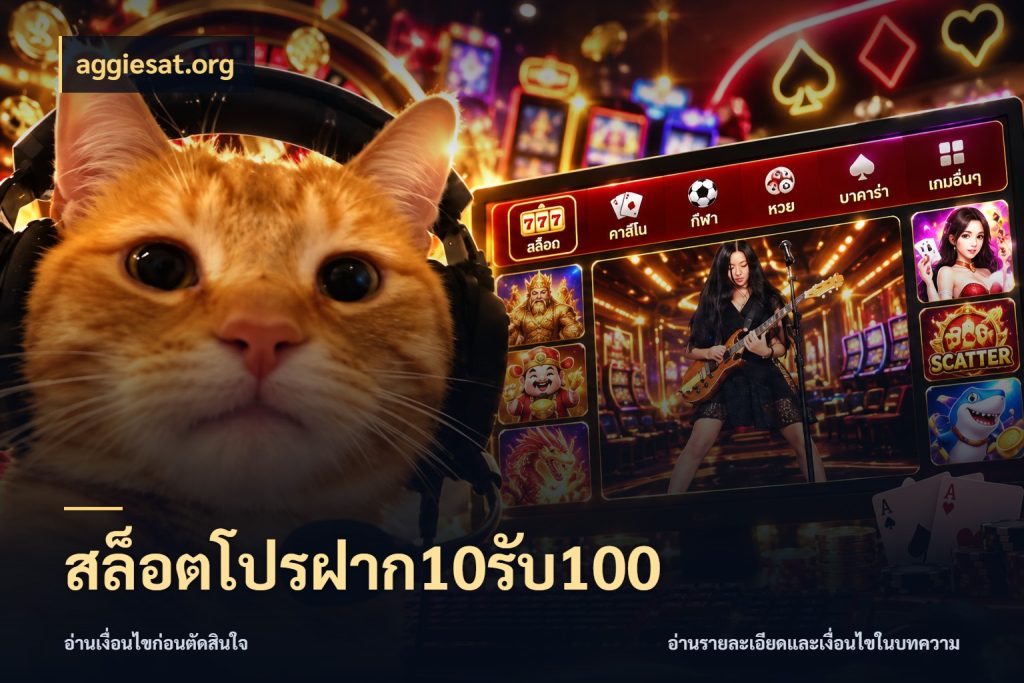 สล็อตโปรฝาก10รับ100 aggiesat.org จับคู่โบนัสกับสไตล์เกมที่ชอบ