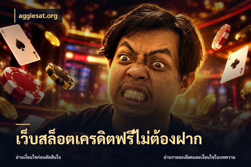 เว็บสล็อตเครดิตฟรีไม่ต้องฝาก ชนิดเครดิตกับสิทธิ์ที่คุณอยากรู้ ในมุม aggiesat.org