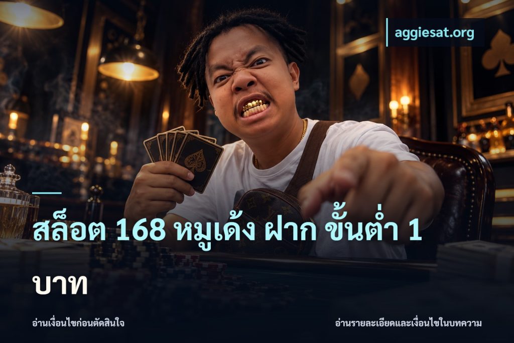 สล็อต 168 หมูเด้ง ฝาก ขั้นต่ำ 1 บาท