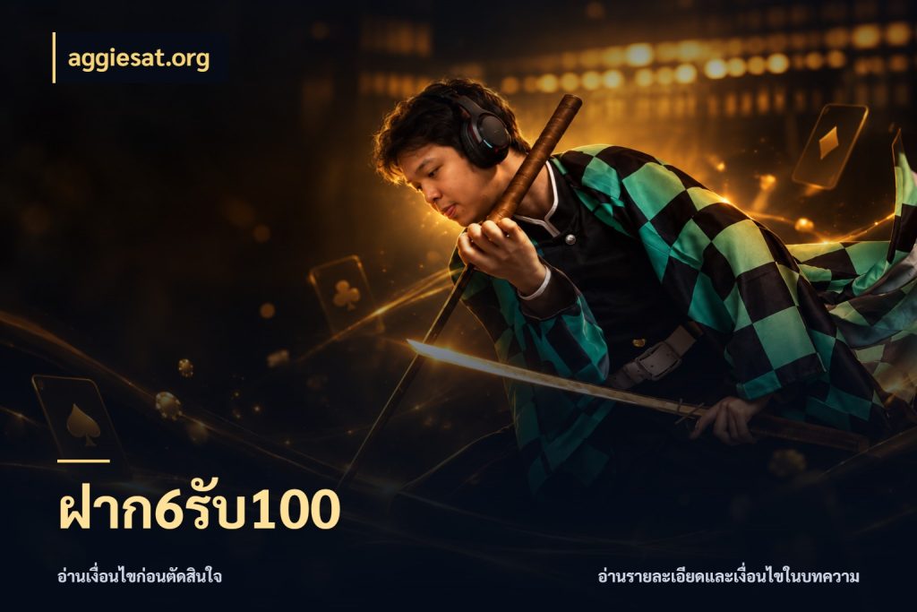 ฝาก6รับ100 สายโบนัสเลือกจังหวะสนุกได้อย่างไร กับ aggiesat.org