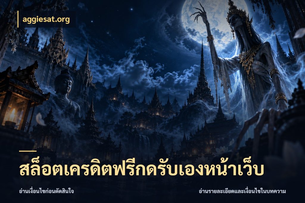 สล็อตเครดิตฟรีกดรับเองหน้าเว็บ เลือกสไตล์ความสนุกจากรูปแบบเครดิต สไตล์ aggiesat.org