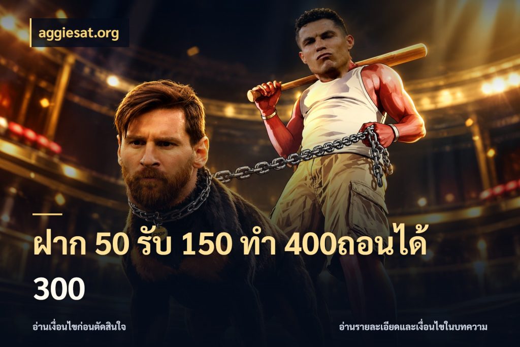 ฝาก 50 รับ 150 ทํา 400ถอนได้ 300 aggiesat.org รูปแบบโบนัสกับสิทธิ์ของสายเกม