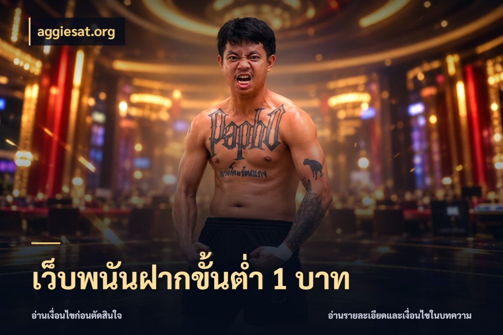 เว็บพนันฝากขั้นต่ำ 1 บาท aggiesat.org จำนวนเริ่มต้นกับสไตล์เกมที่ชอบ