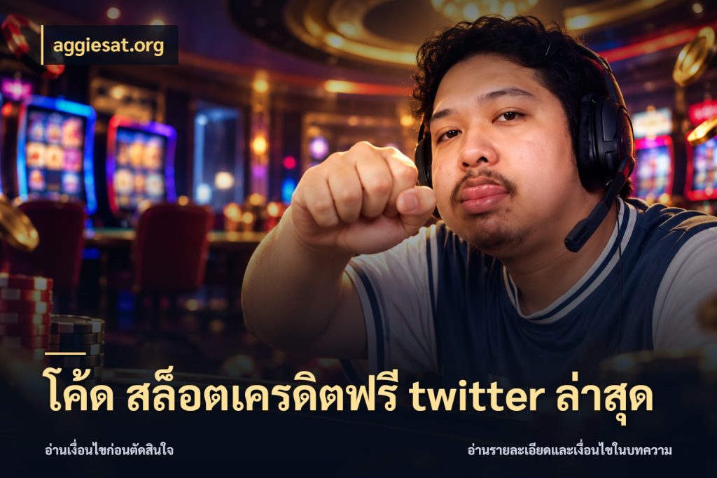 โค้ด สล็อตเครดิตฟรี twitter ล่าสุด จับมุมเด่นของเครดิตฟรีให้ตรงใจ ในมุม aggiesat.org