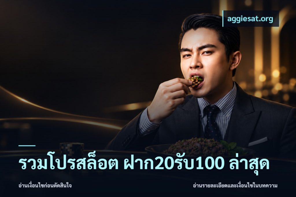 รวมโปรสล็อต ฝาก20รับ100 ล่าสุด