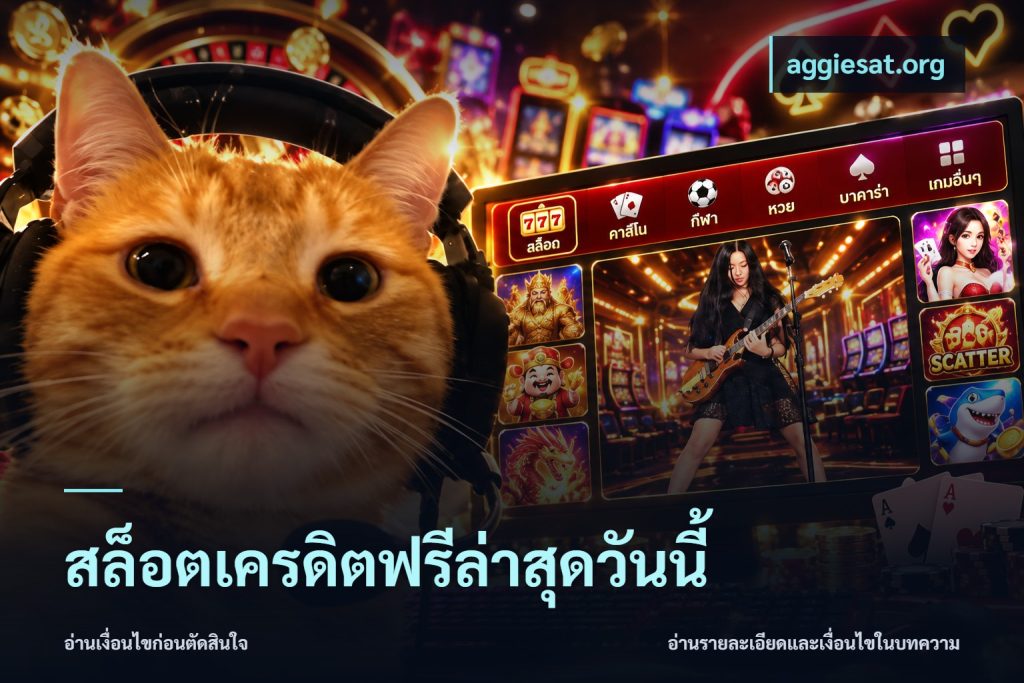 สล็อตเครดิตฟรีล่าสุดวันนี้