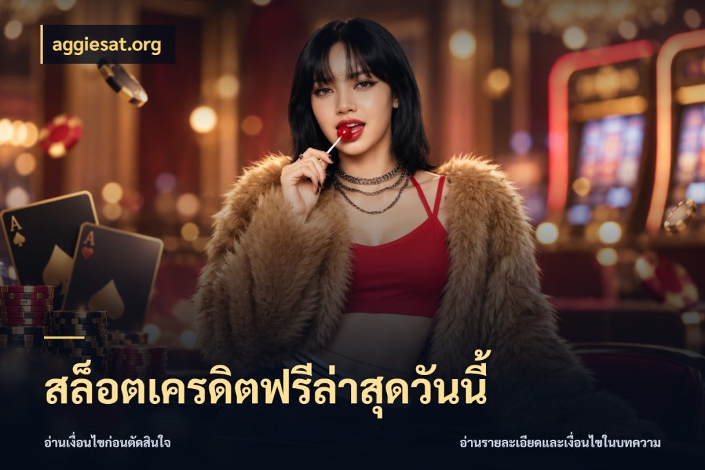 สล็อตเครดิตฟรีล่าสุดวันนี้ จับมุมเด่นของเครดิตฟรีให้ตรงใจ กับ aggiesat.org