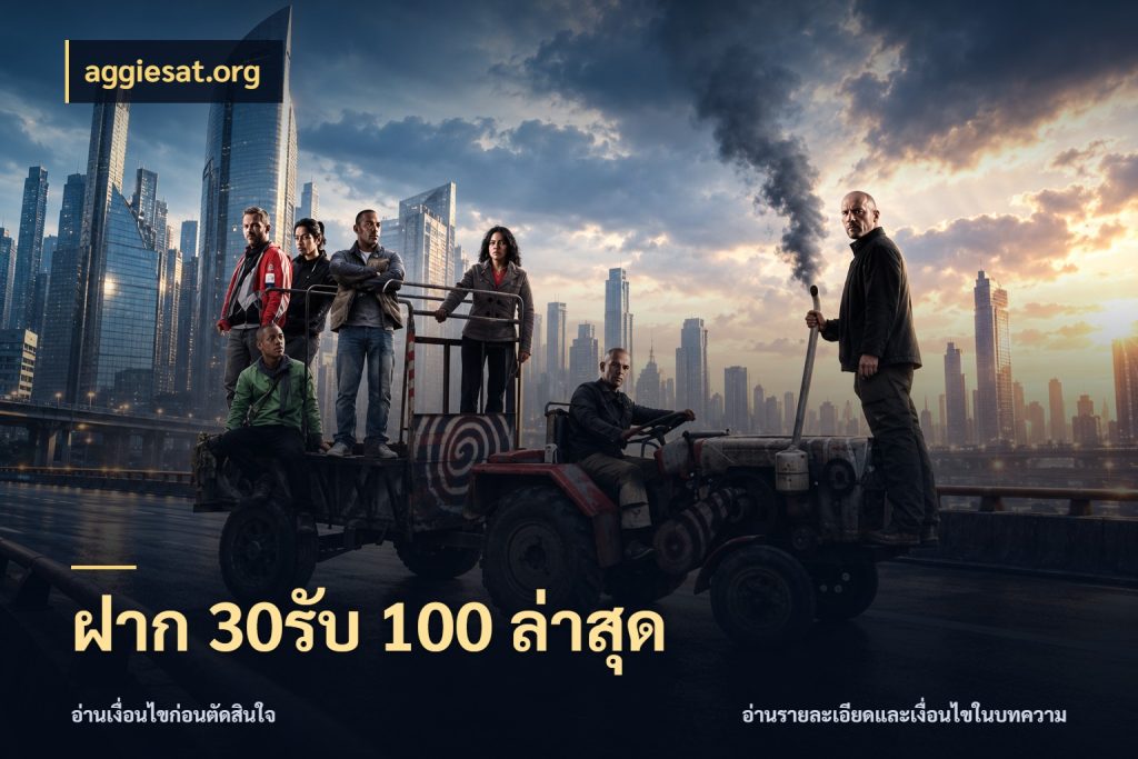 ฝาก 30รับ 100 ล่าสุด สีสันของโปรฝากและยอดรับ ในมุม aggiesat.org