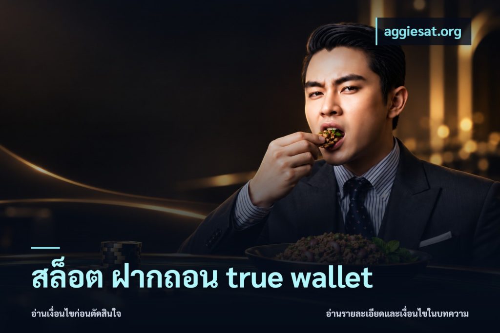 สล็อต ฝากถอน true wallet