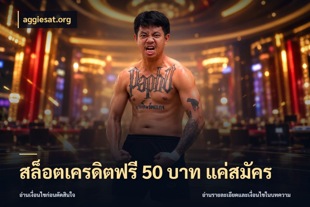สล็อตเครดิตฟรี 50 บาท แค่สมัคร aggiesat.org จากชื่อเครดิตฟรีสู่ความสนุกที่เข้าใจได้