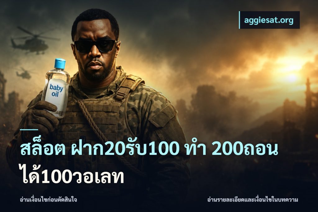 สล็อต ฝาก20รับ100 ทํา 200ถอนได้100วอเลท
