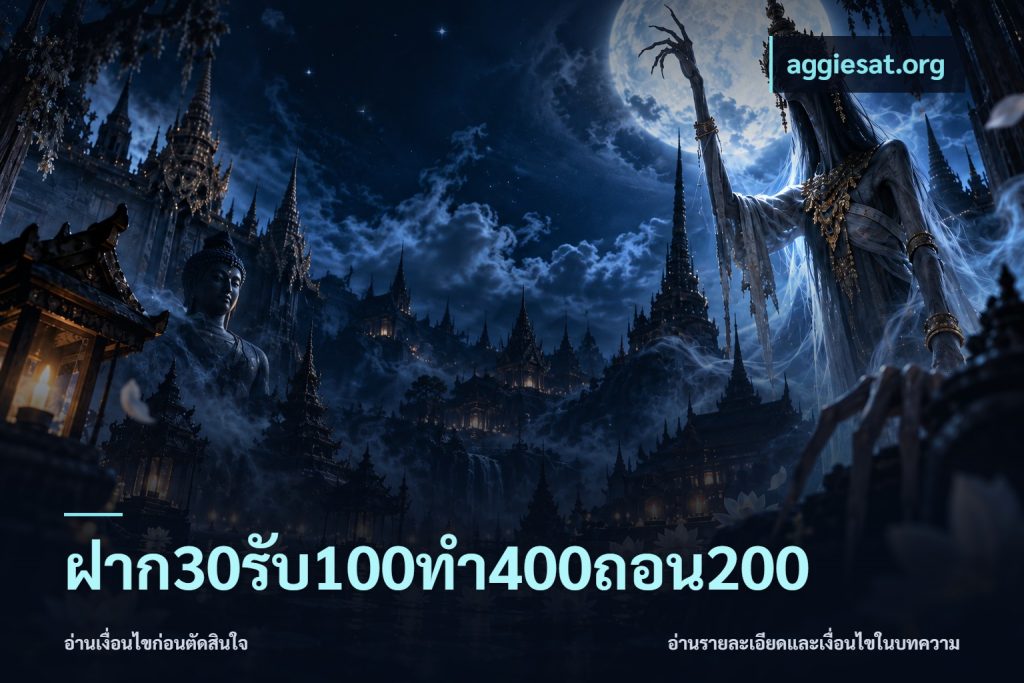 ฝาก30รับ100ทํา400ถอน200