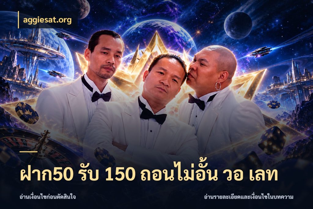 ฝาก50 รับ 150 ถอนไม่อั้น วอ เลท aggiesat.org จุดเด่นของเครดิตที่คนชอบเกมอยากรู้