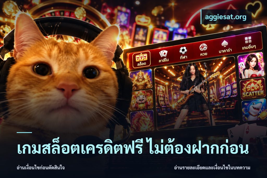 เกมสล็อตเครดิตฟรี ไม่ต้องฝากก่อน