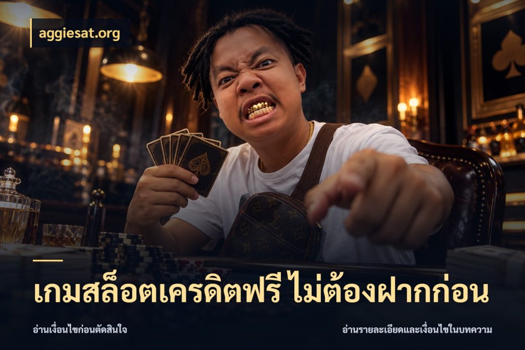 เกมสล็อตเครดิตฟรี ไม่ต้องฝากก่อน aggiesat.org สายโบนัสเลือกมุมเครดิตให้ตรงสไตล์