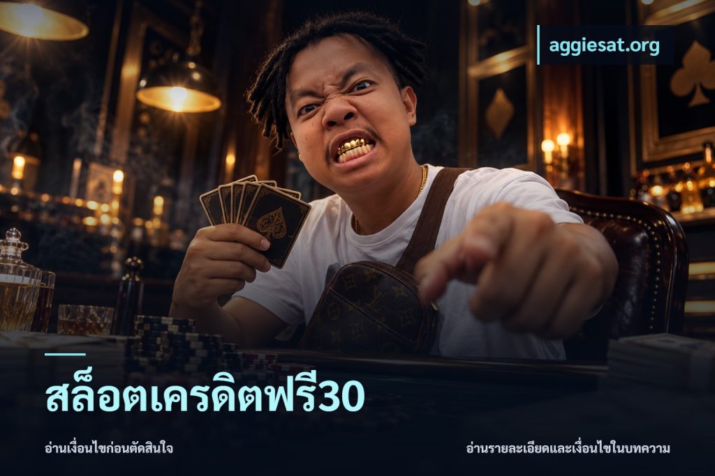 สล็อตเครดิตฟรี30
