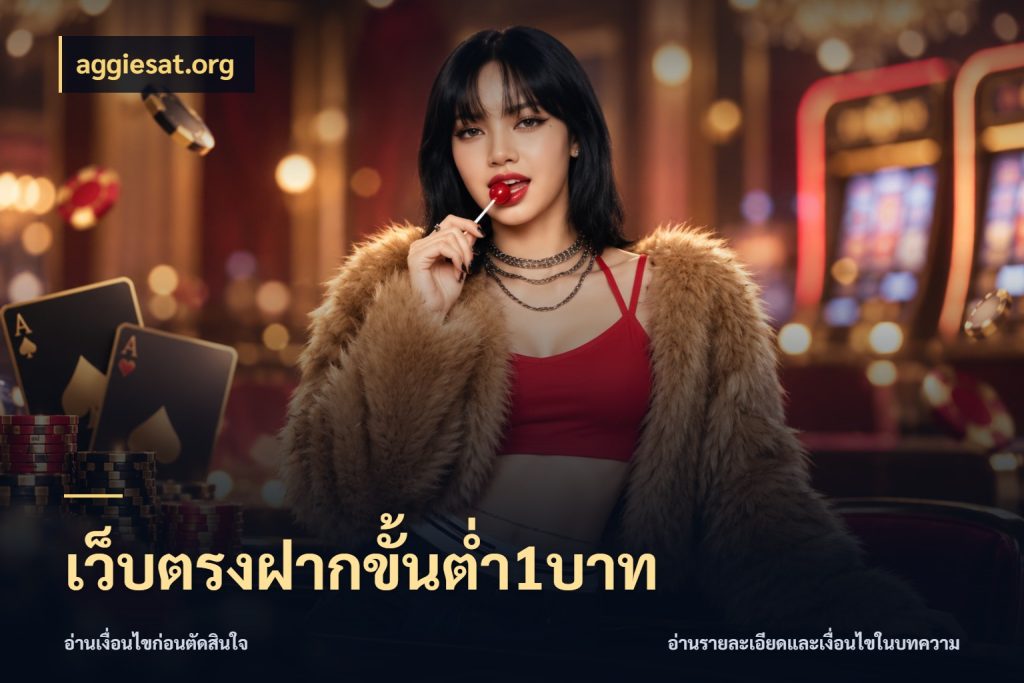 เว็บตรงฝากขั้นต่ำ1บาท มุมสนุกของคนที่กำหนดขอบเขตตัวเอง สไตล์ aggiesat.org