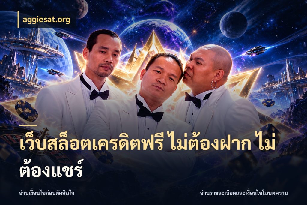 เว็บสล็อตเครดิตฟรี ไม่ต้องฝาก ไม่ต้องแชร์ aggiesat.org จากชื่อเครดิตฟรีสู่ความสนุกที่เข้าใจได้