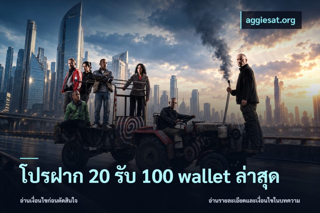 โปรฝาก 20 รับ 100 wallet ล่าสุด