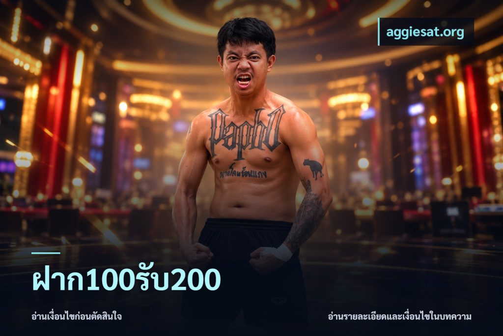 ฝาก100รับ200