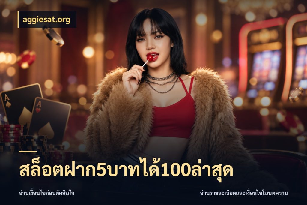 สล็อตฝาก5บาทได้100ล่าสุด เครดิตกับรูปแบบโปรที่ตรงใจ กับ aggiesat.org