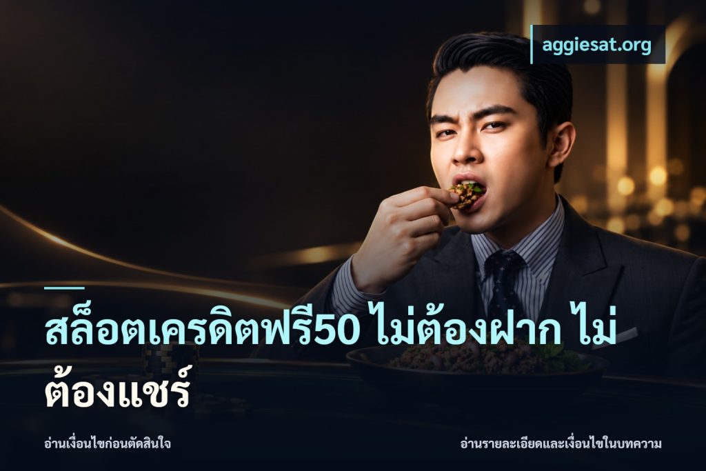 สล็อตเครดิตฟรี50 ไม่ต้องฝาก ไม่ต้องแชร์