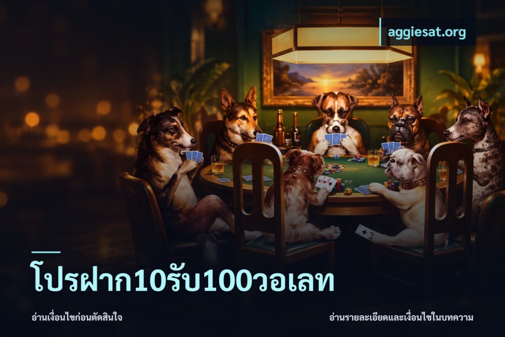 โปรฝาก10รับ100วอเลท