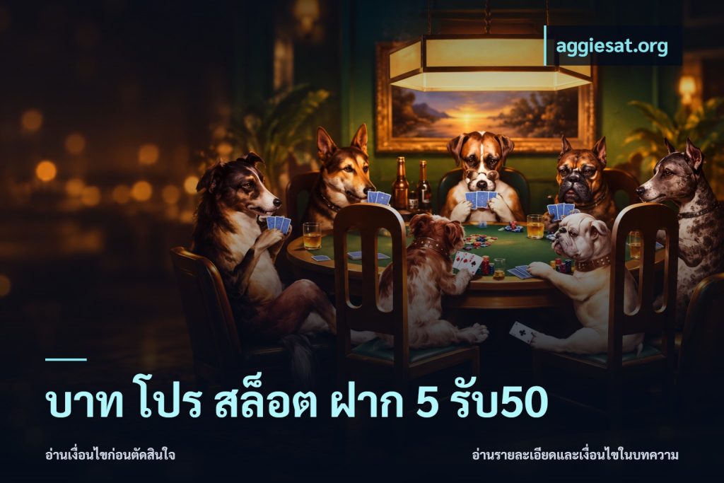 บาท โปร สล็อต ฝาก 5 รับ50