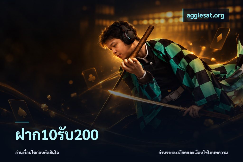 ฝาก10รับ200