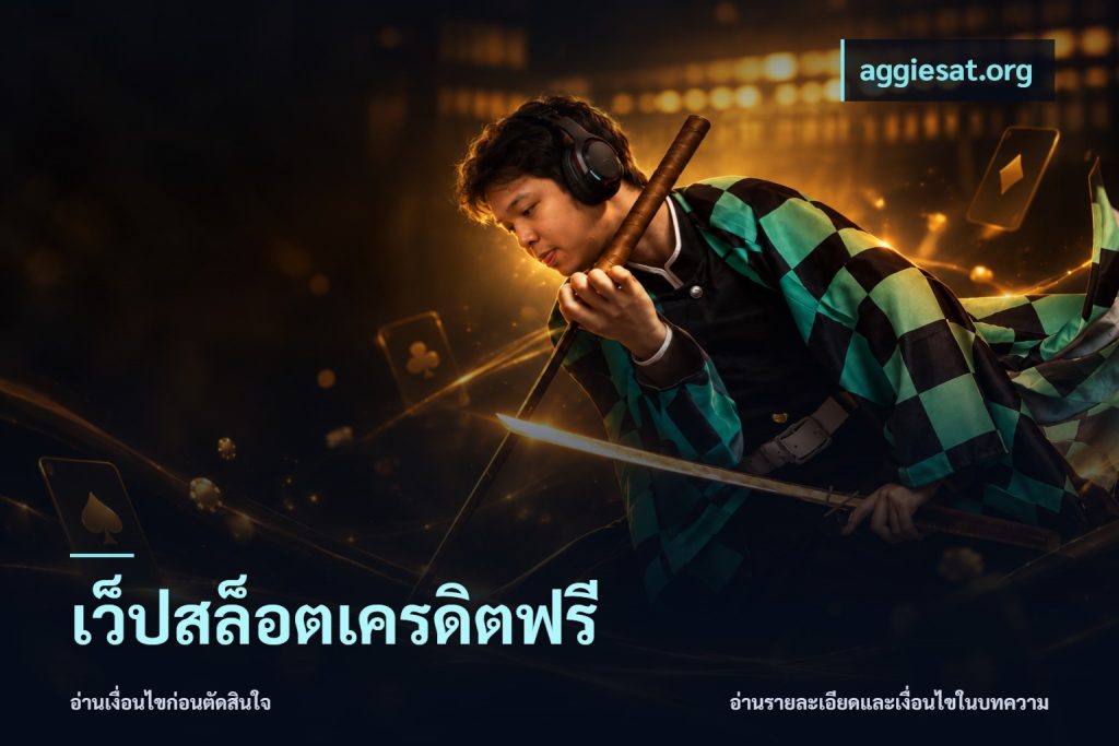 เว็ปสล็อตเครดิตฟรี