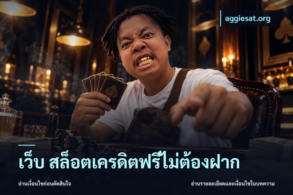 เว็บ สล็อตเครดิตฟรีไม่ต้องฝาก